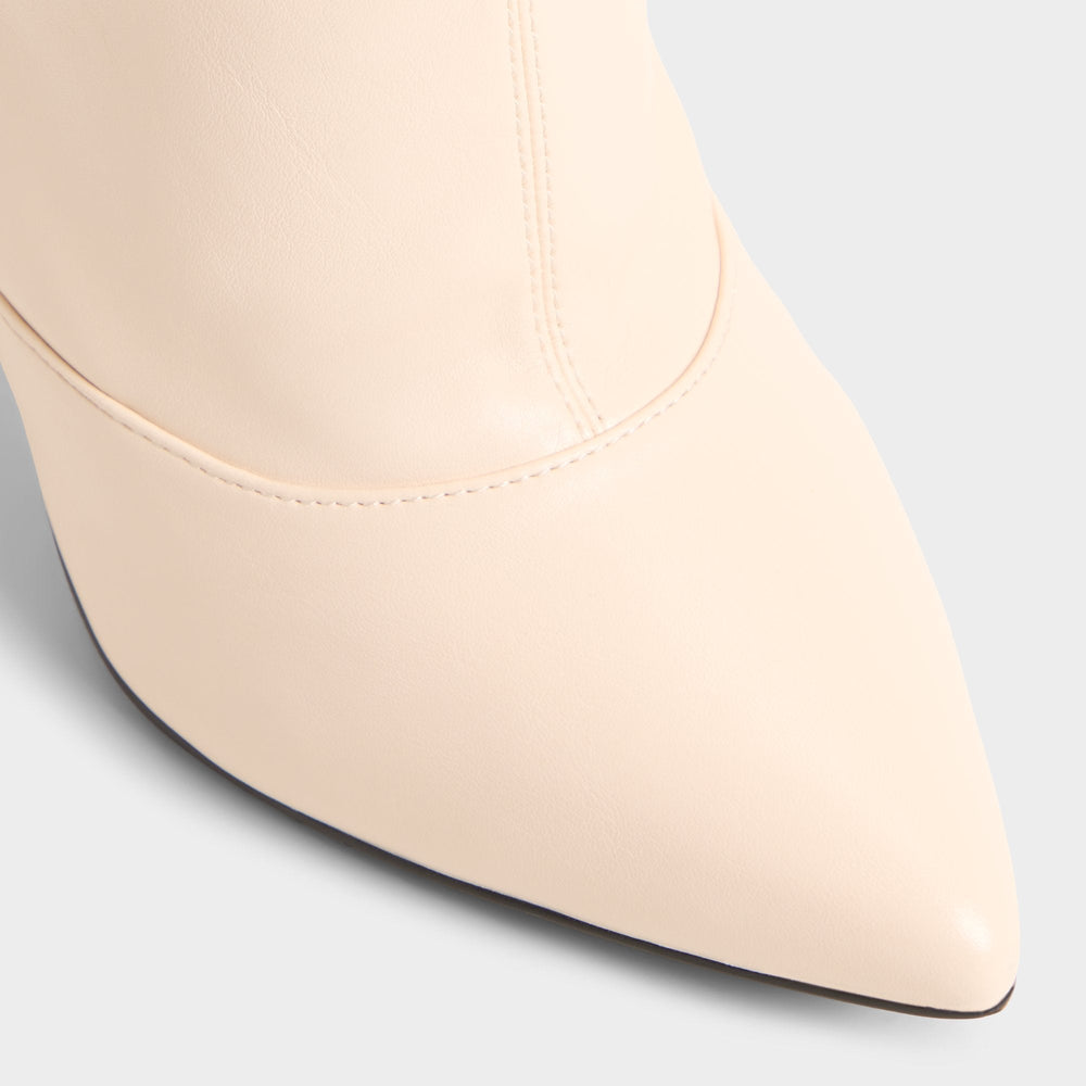 Stiletto heel Daroba in Cream - Over-the-knee boot