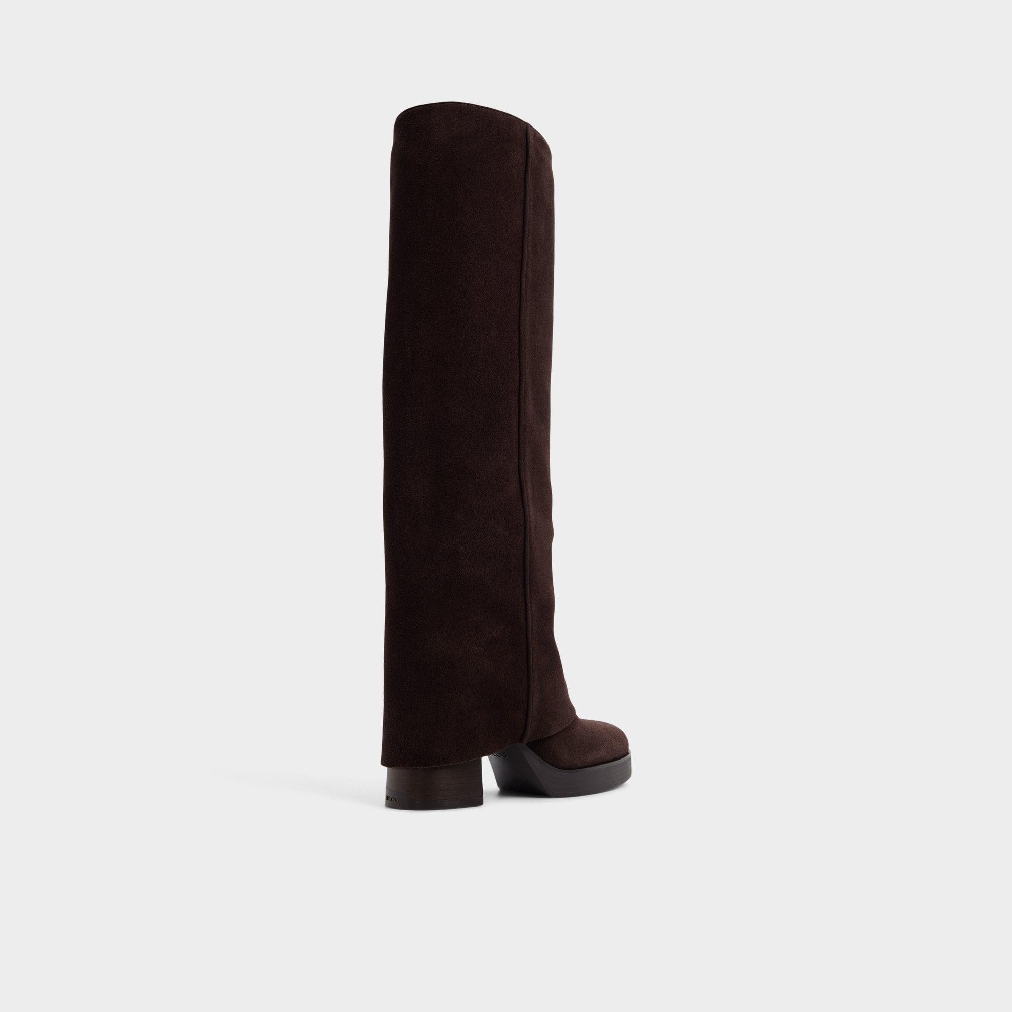 Maeveh in Dark Brown - Knee-high boot Platform
