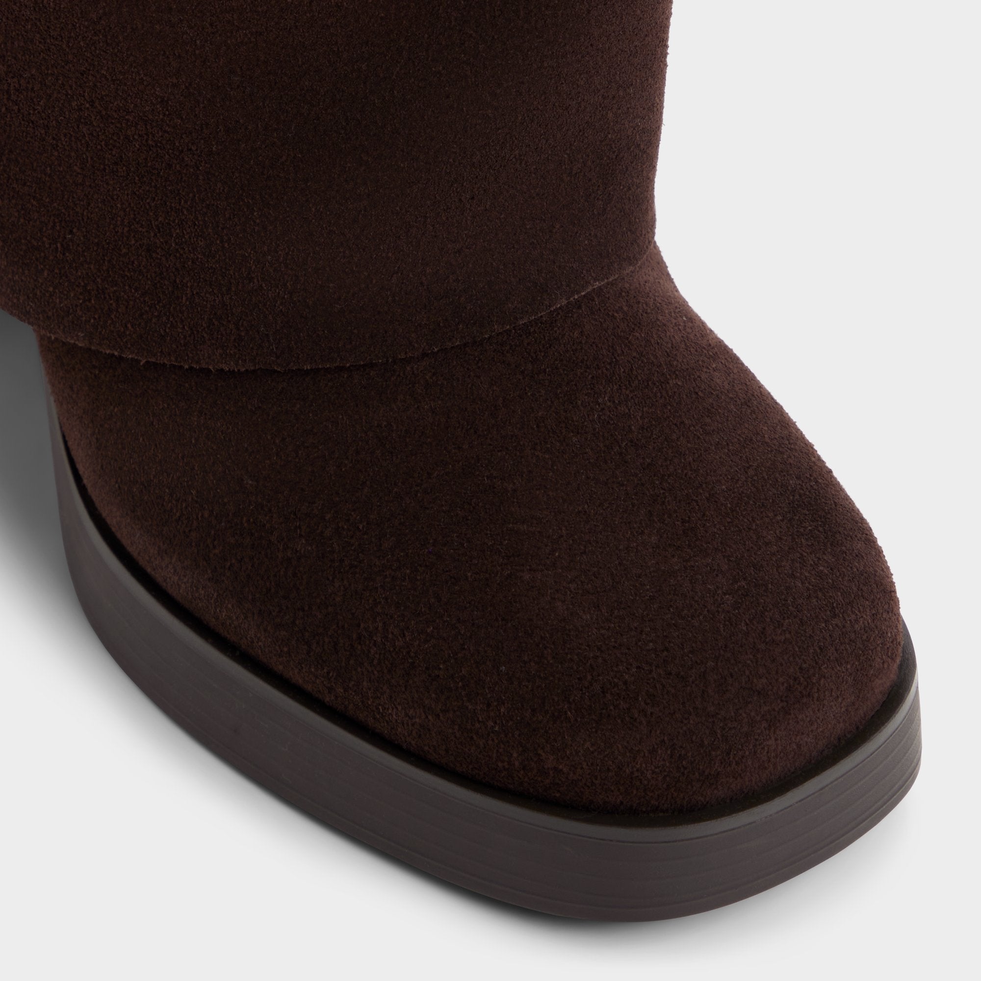 Maeveh in Dark Brown - Knee-high boot Platform