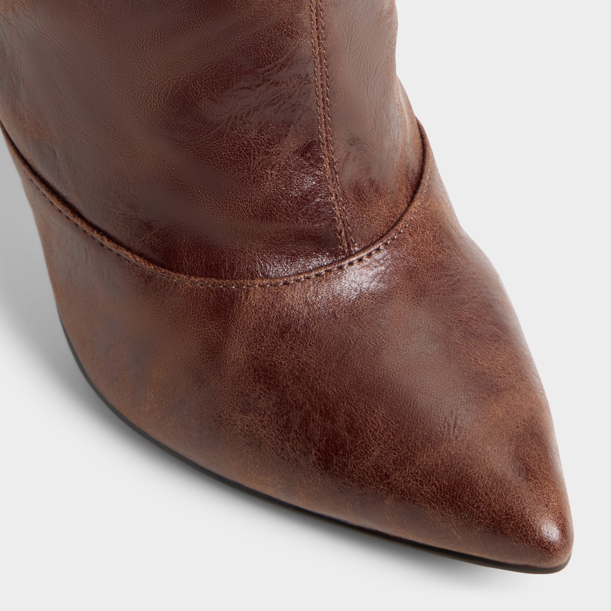 Daroba in Dark Brown - Over-the-knee boot Stiletto heel