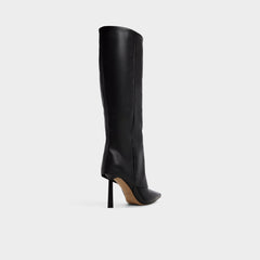 Stiletto heel Lenoria in Black - Knee-high boot