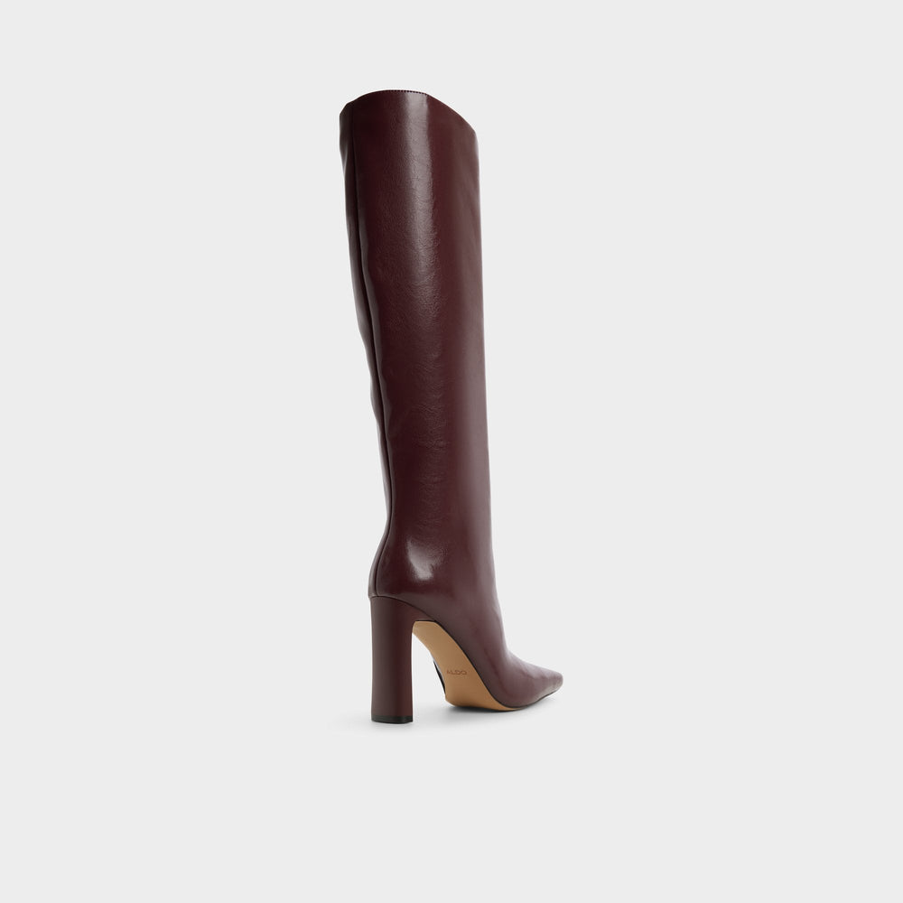 Elyne in Wc Burgundy - Knee-high boot