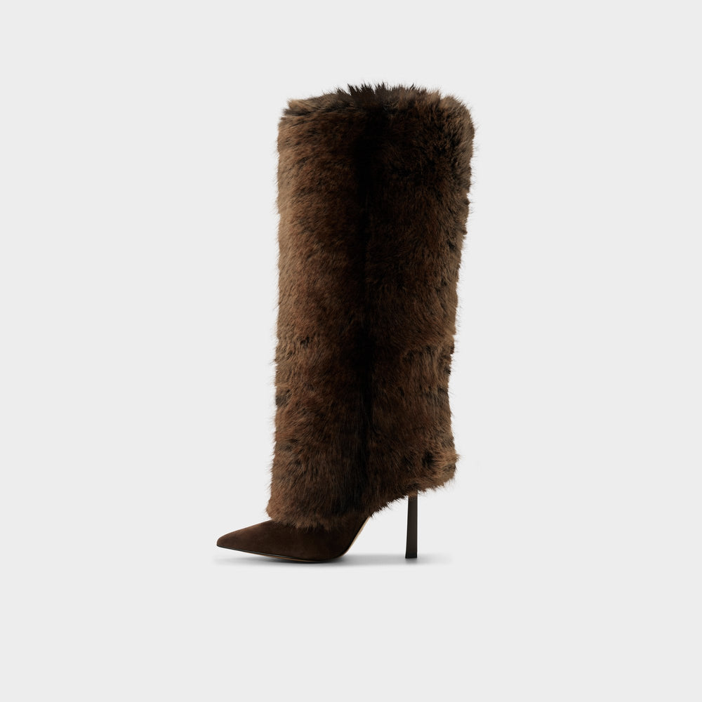 Stiletto heel Lennore in Dark Brown 14163383 - Knee-high boot