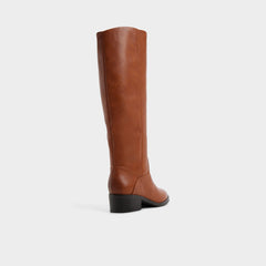 Block heel Kaydienh in Medium Brown - Knee-high boot