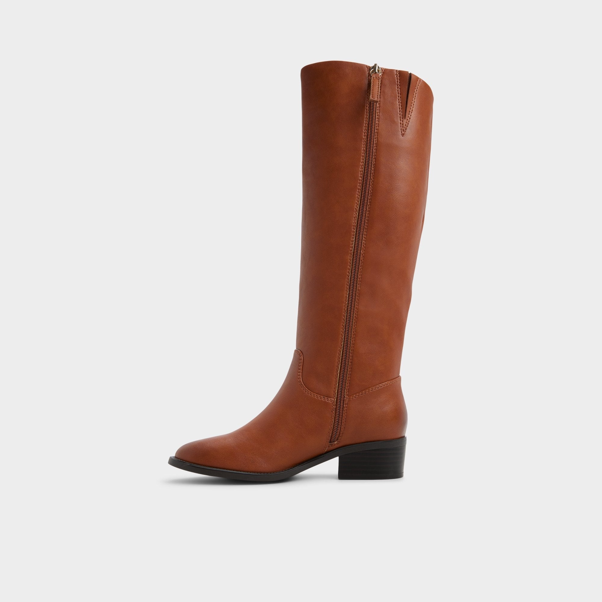 Block heel Kaydienh in Medium Brown - Knee-high boot