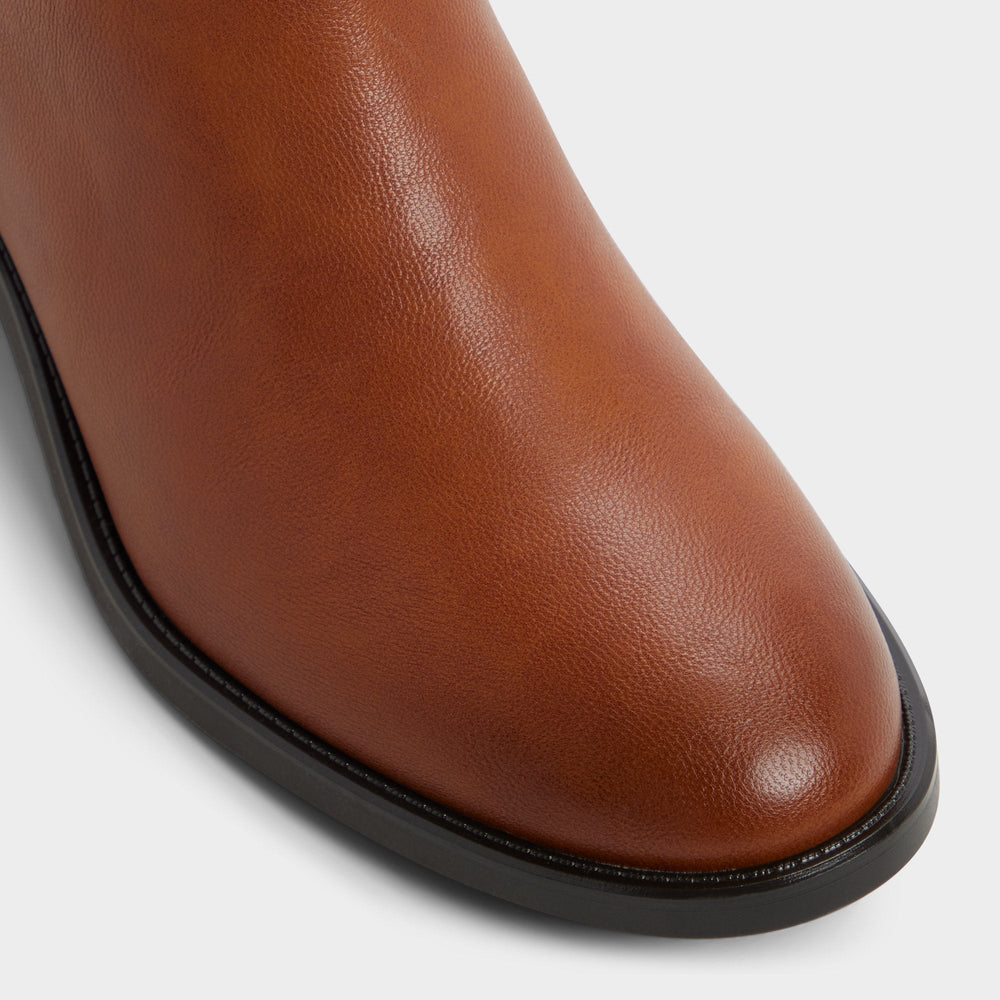 Block heel Kaydienh in Medium Brown - Knee-high boot