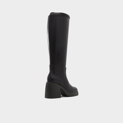 Platform Auster Black Women's Tall Boots - Knee-high boot