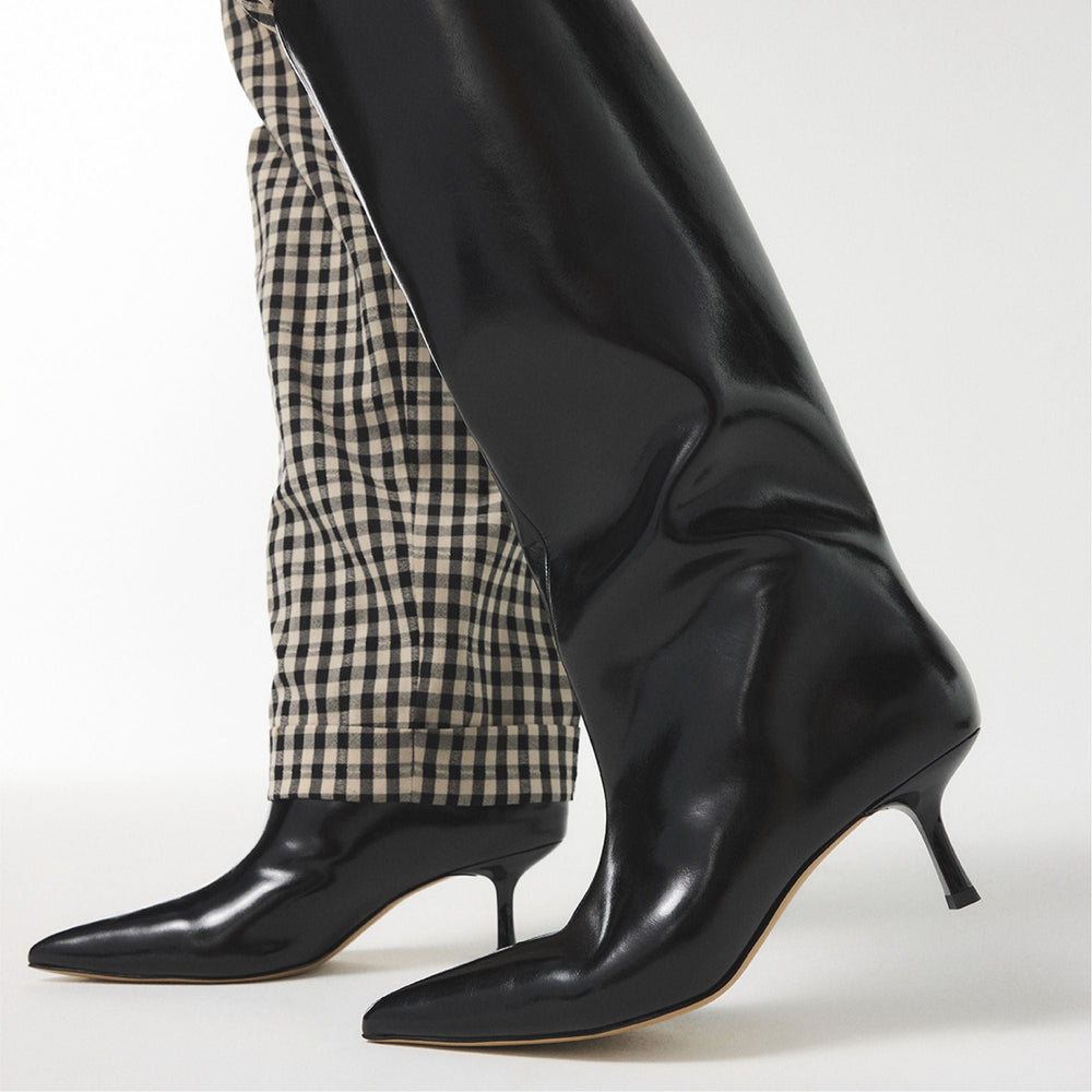 Selora Black Women's Tall Boots - Knee-high boot Stiletto heel