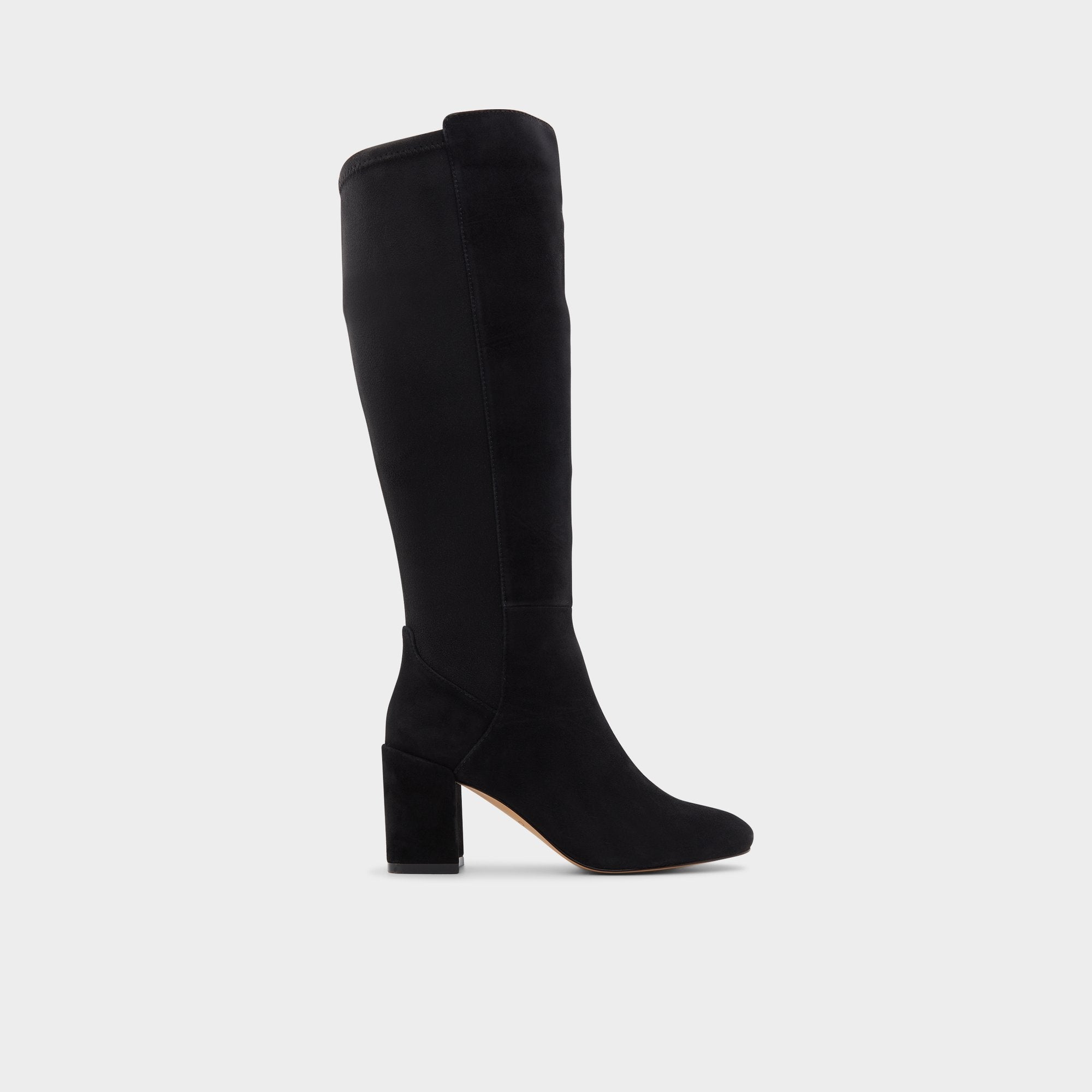 Satori in Other Black - Knee-high boot Block heel