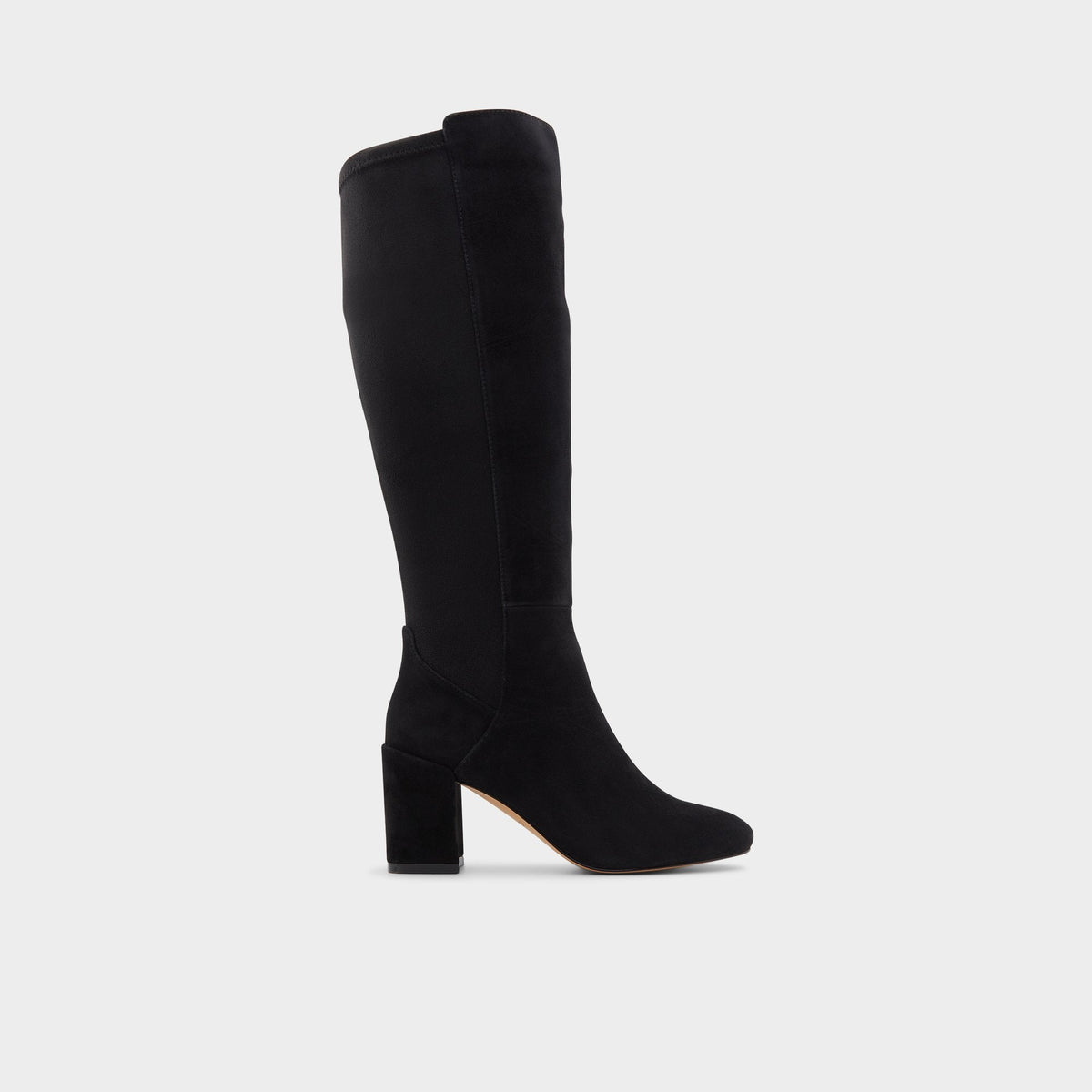 Satori in Other Black - Knee-high boot Block heel