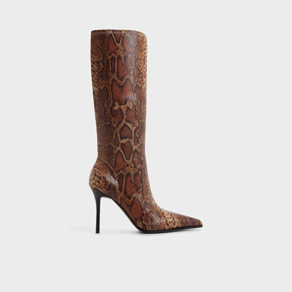 Re in Emily Brown Multi - Knee-high boot Stiletto heel