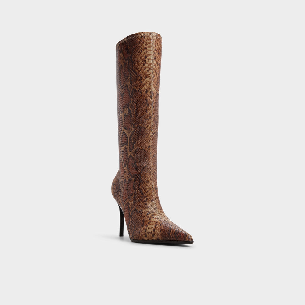 Re in Emily Brown Multi - Knee-high boot Stiletto heel
