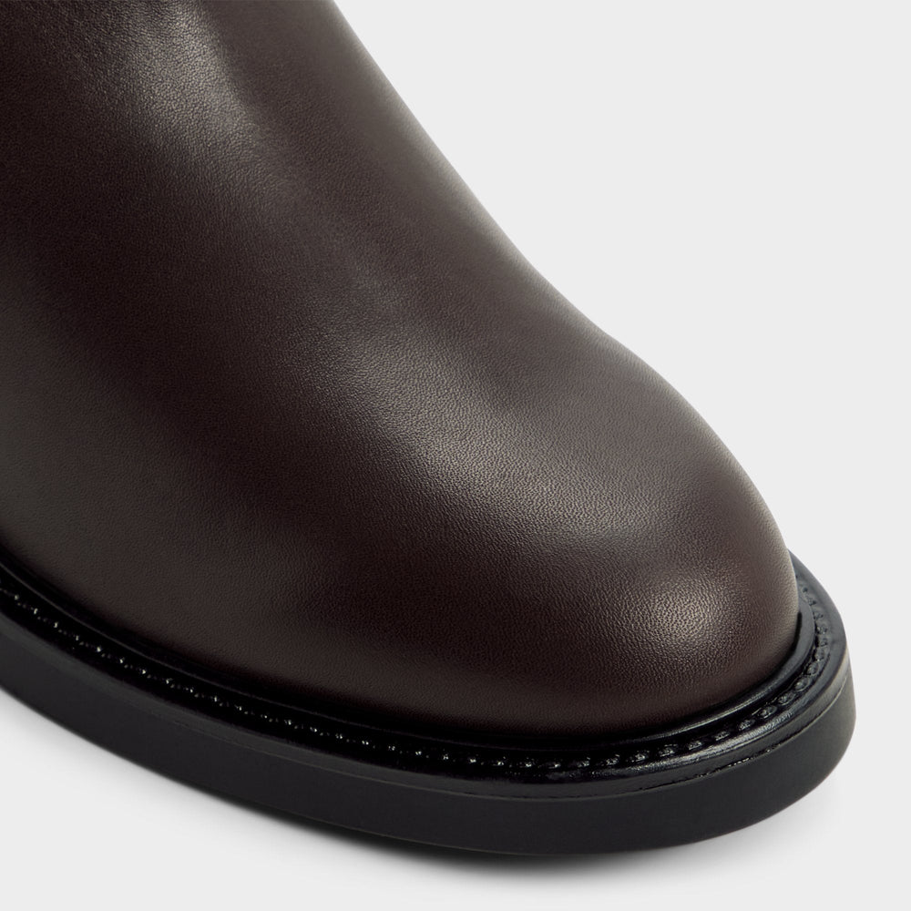 Block heel Philippa in Dark Brown - Riding boot