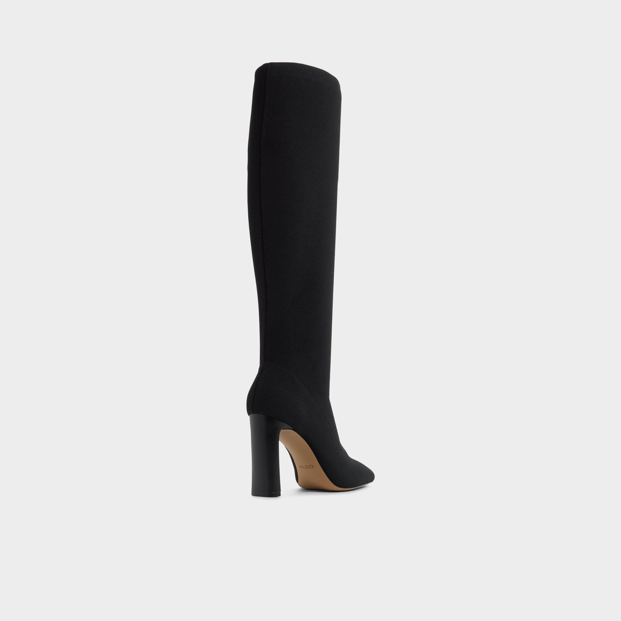 Stiletto heel Lennora in Black - Knee-high boot