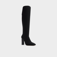 Stiletto heel Lennora in Black - Knee-high boot