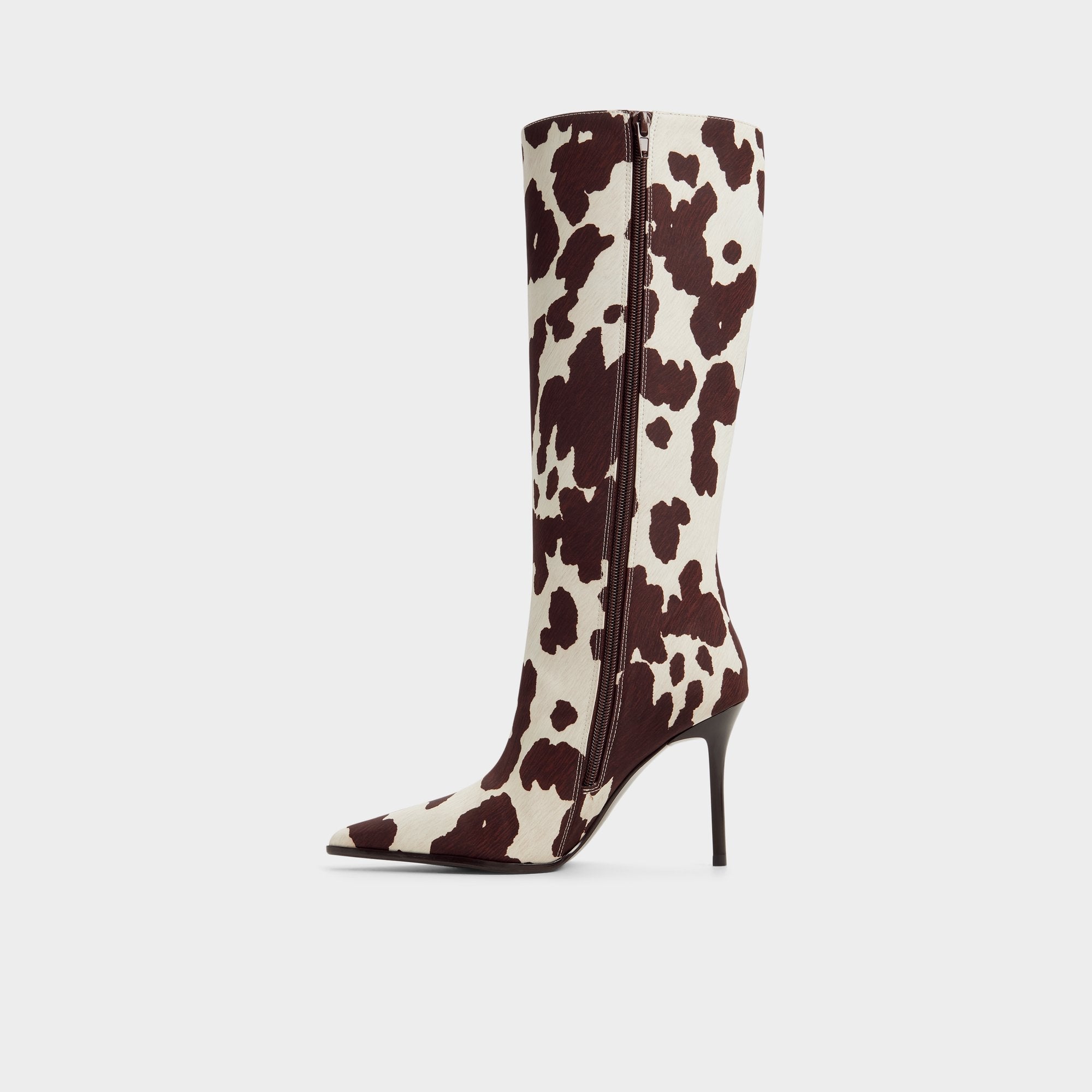 Re in Emma Open Brown - Knee-high boot Stiletto heel