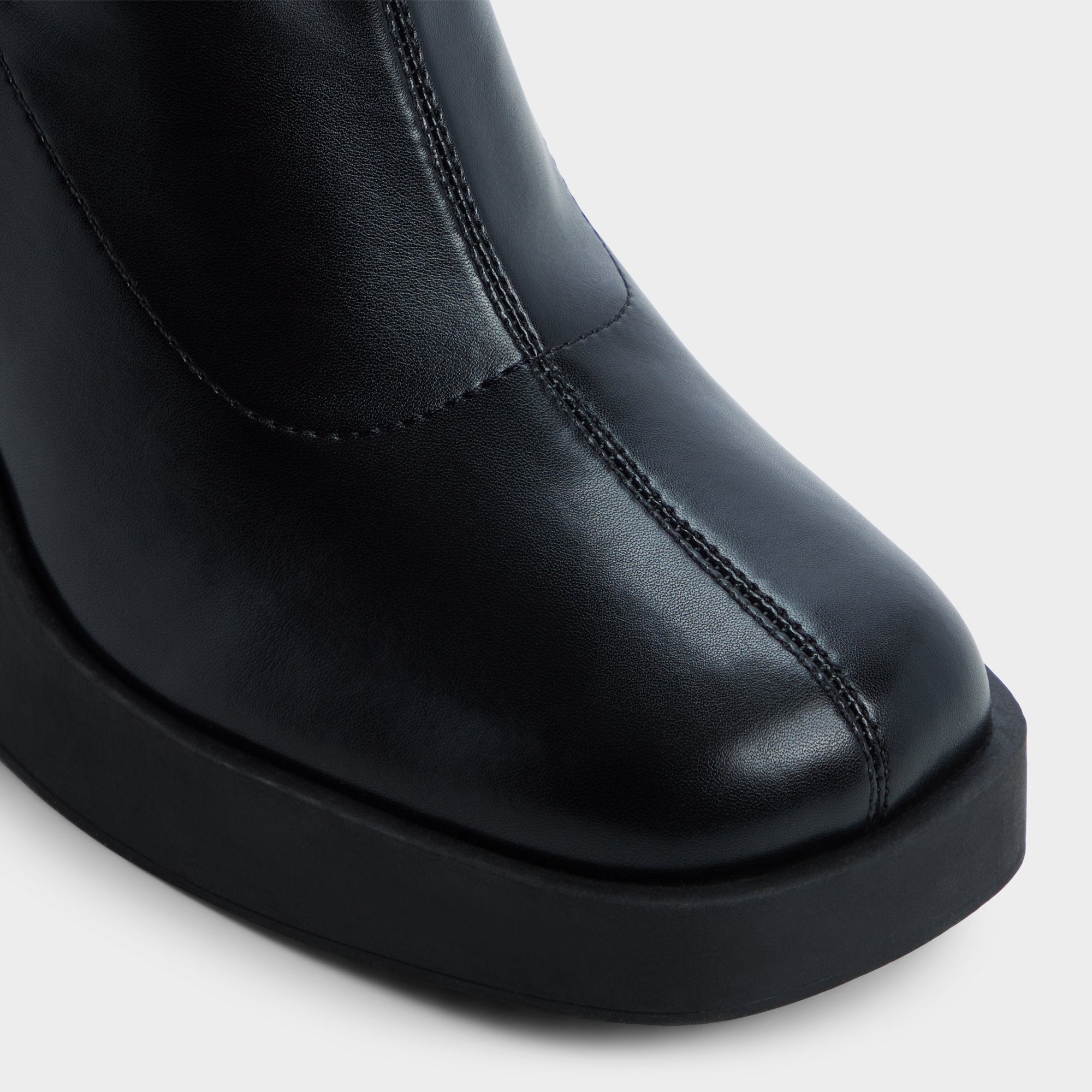 Maritza in Black - Over-the-knee boot Platform