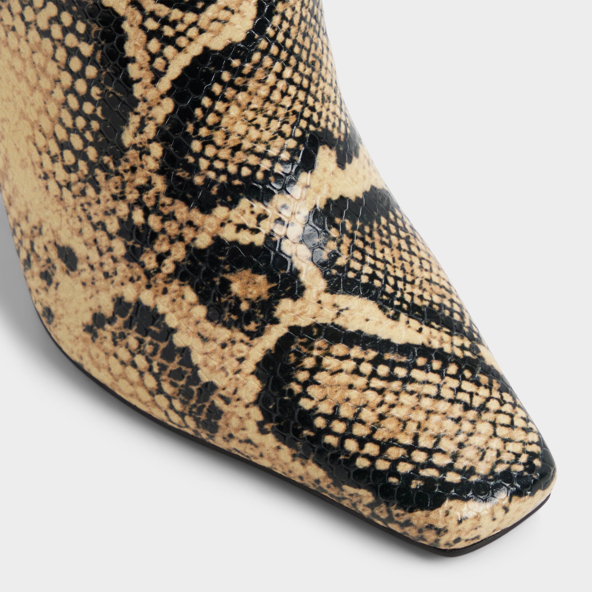 Vivienna in Brown Multi - Knee-high boot Block heel