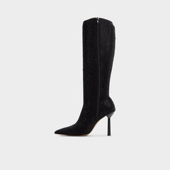 Stiletto heel Innez in Other Black - Knee-high boot