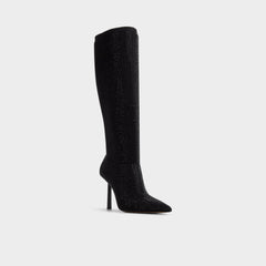 Stiletto heel Innez in Other Black - Knee-high boot