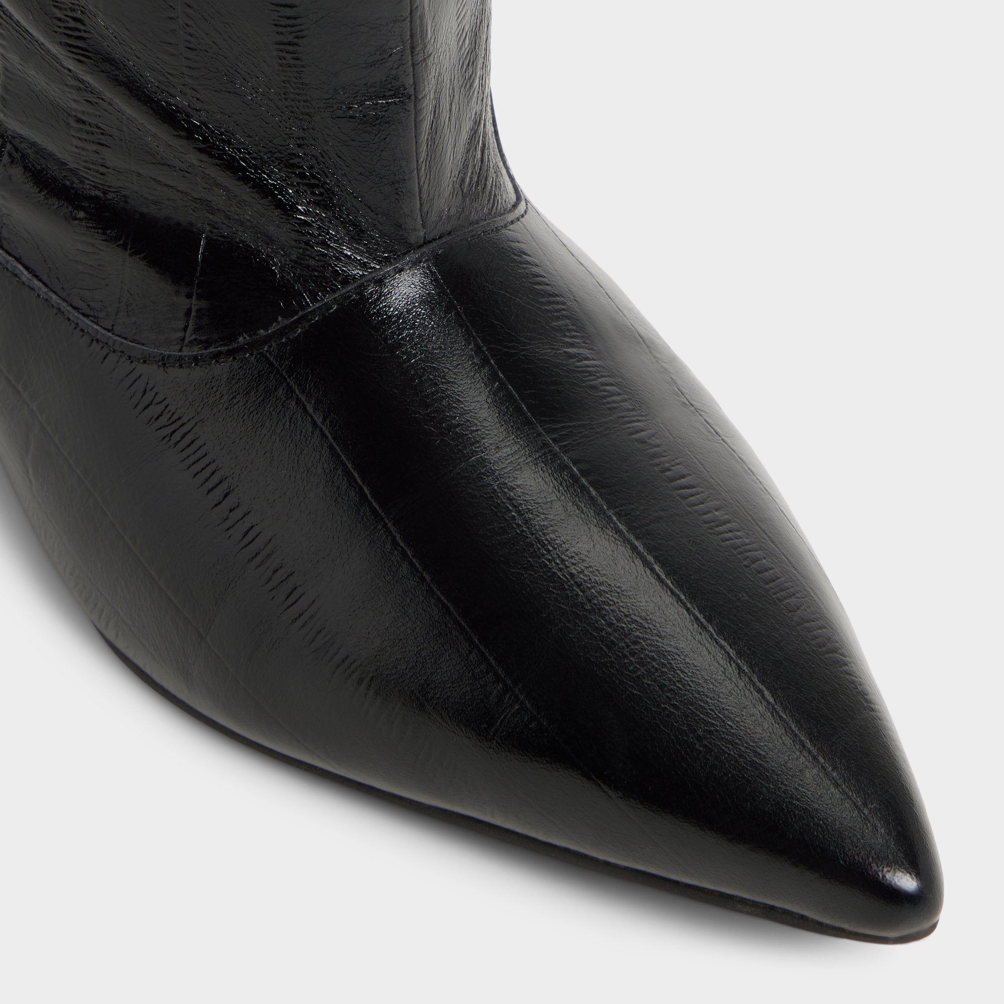 Kitten heel Everose in Black - Knee-high boot