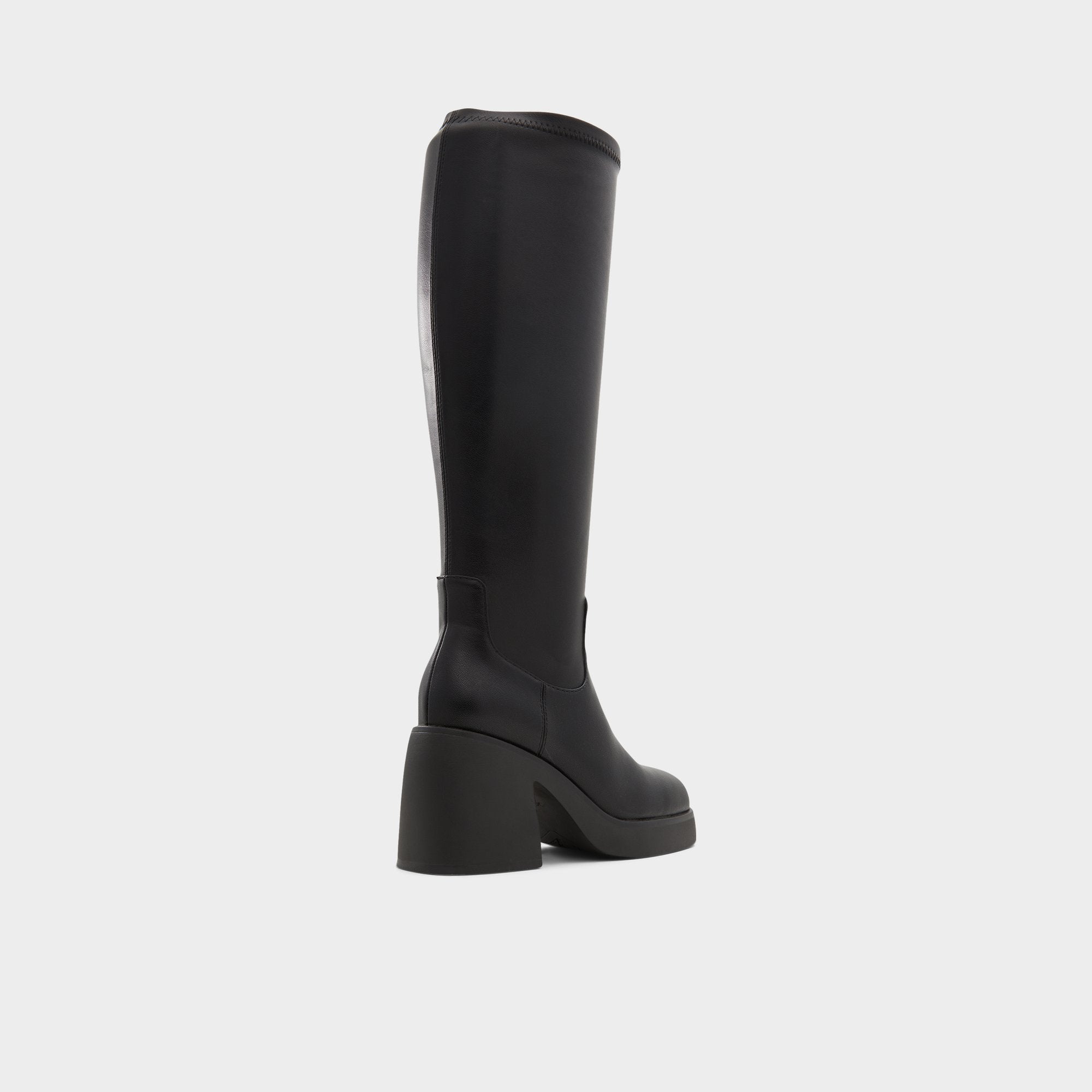 Platform Auster in Wc Black - Knee-high boot
