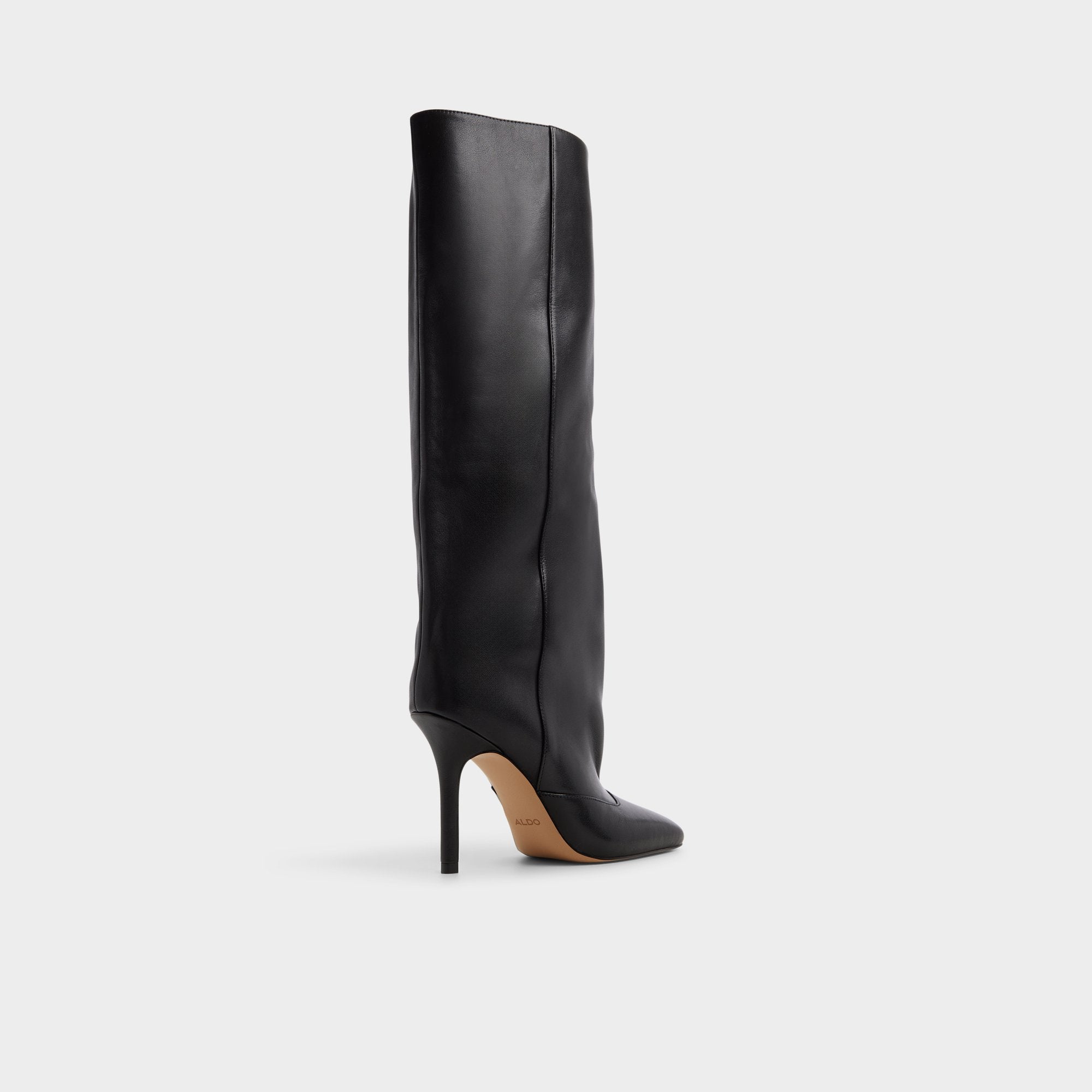 Stiletto heel Aleena in Black - Knee-high boot