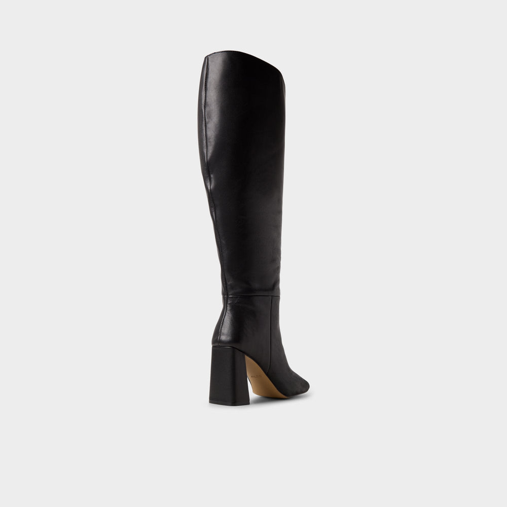 Helana in Wc Black - Knee-high boot Block heel