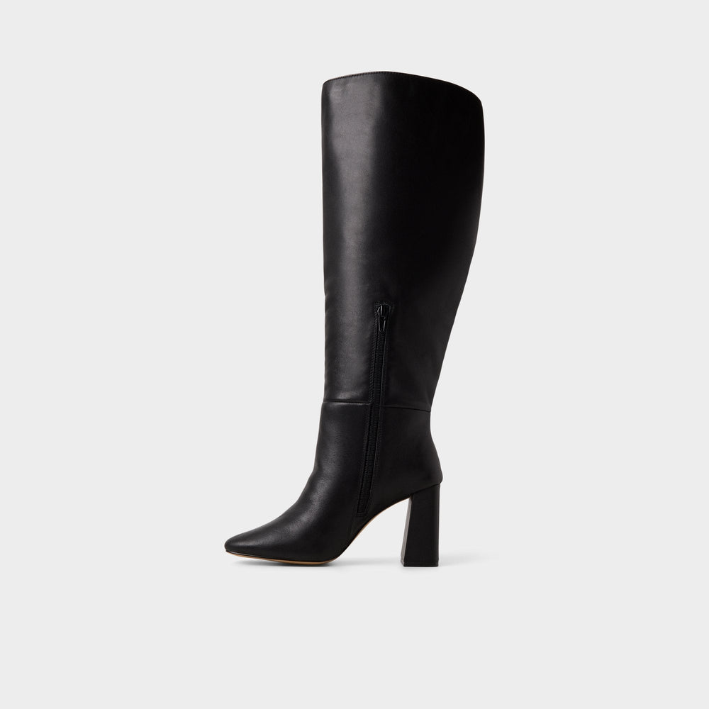 Helana in Wc Black - Knee-high boot Block heel
