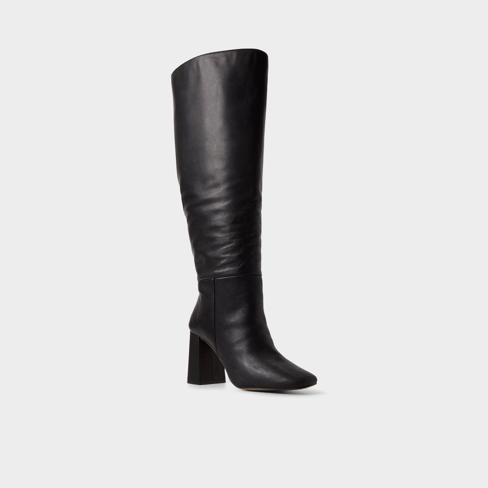 Helana in Wc Black - Knee-high boot Block heel