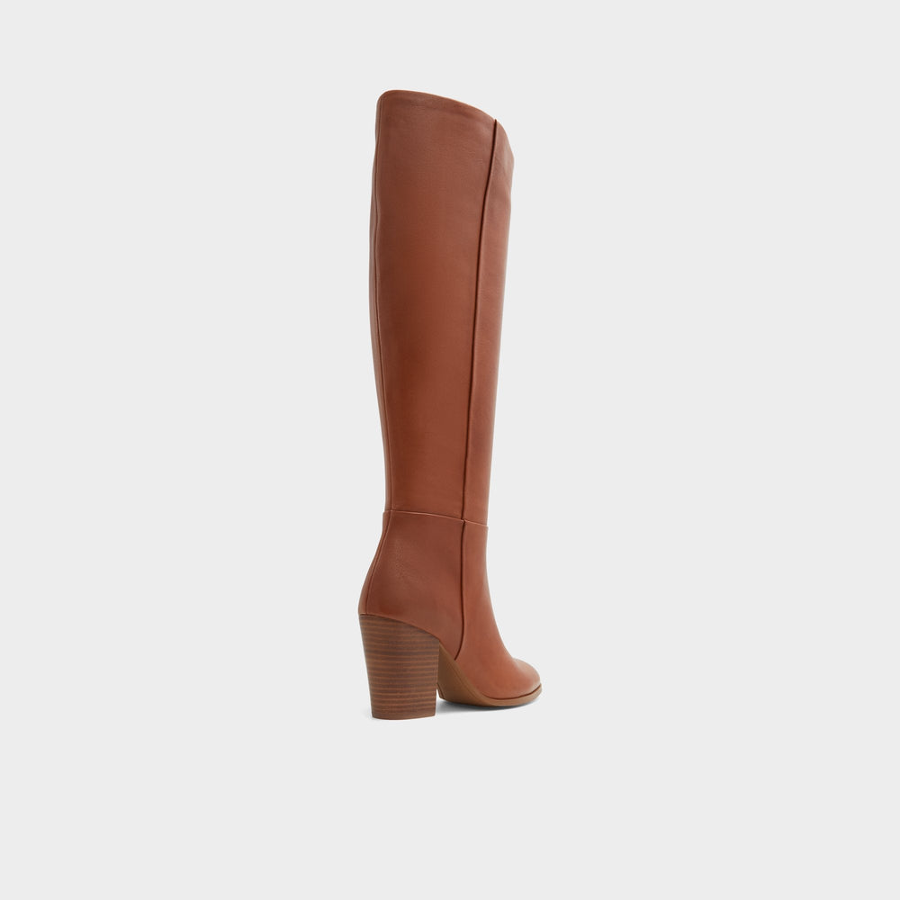 Brown Belide Cognac Women's Tall Boots - Knee-high boot