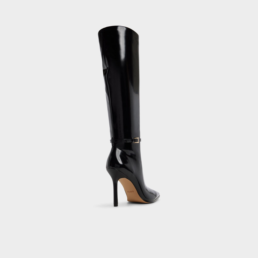 Stiletto heel Maellie in Black - Knee-high boot