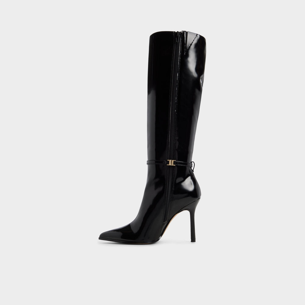 Stiletto heel Maellie in Black - Knee-high boot