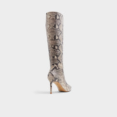 Stiletto heel Laroche Beige Overflow Women's Tall Boots - Knee-high boot