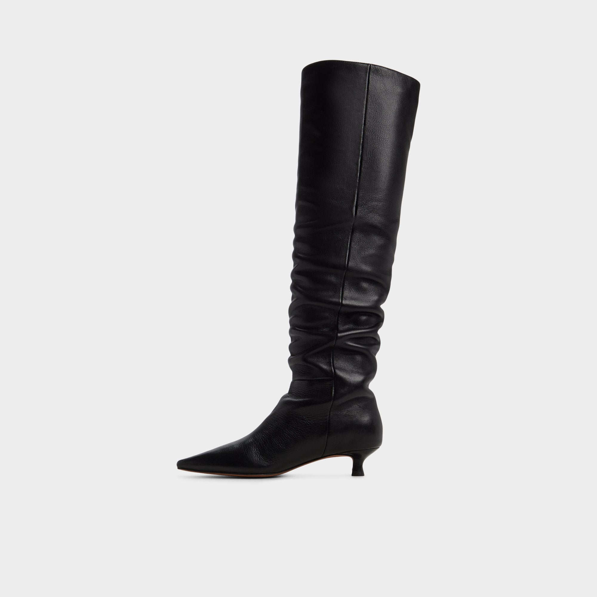 Muttsee Black Women's Tall Boots - Over-the-knee boot Kitten heel