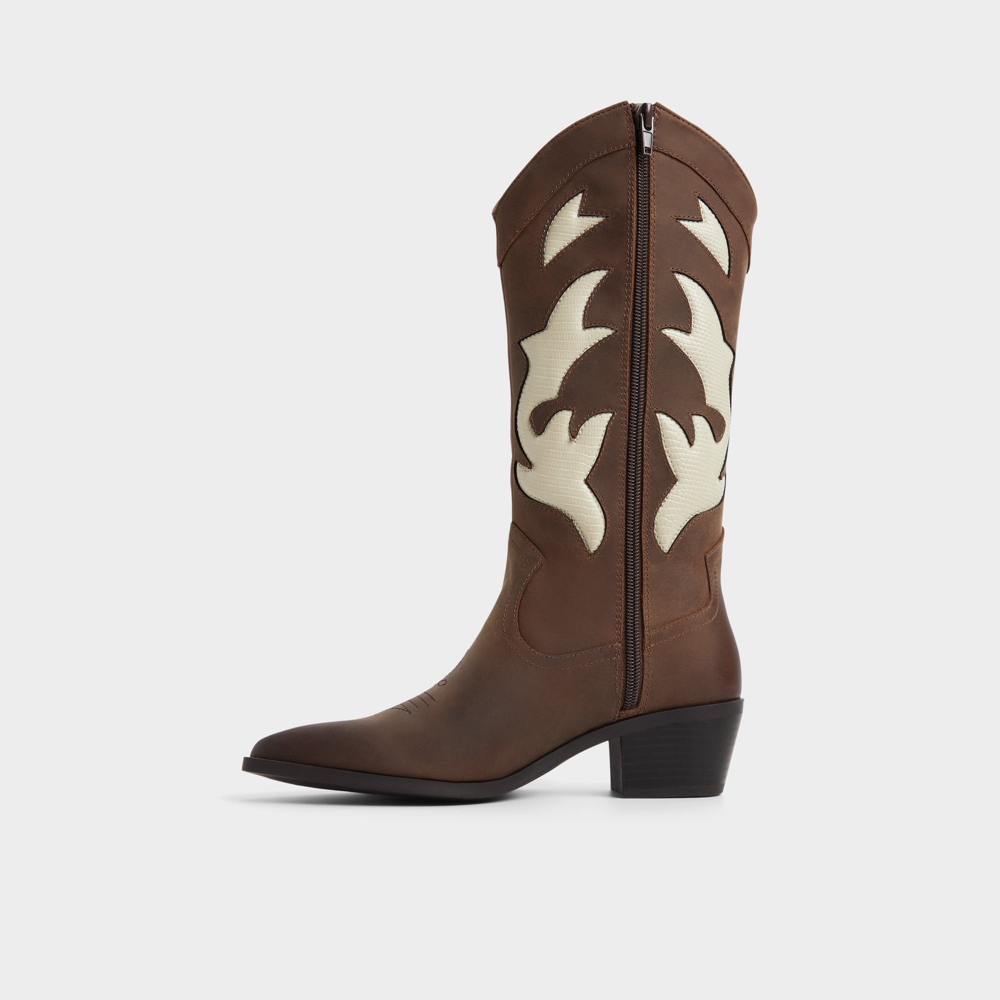 Nebraska Royal Brown Women's Western - Mid-calf western boot