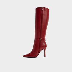 Stiletto heel Maellie in Dark Red - Knee-high boot