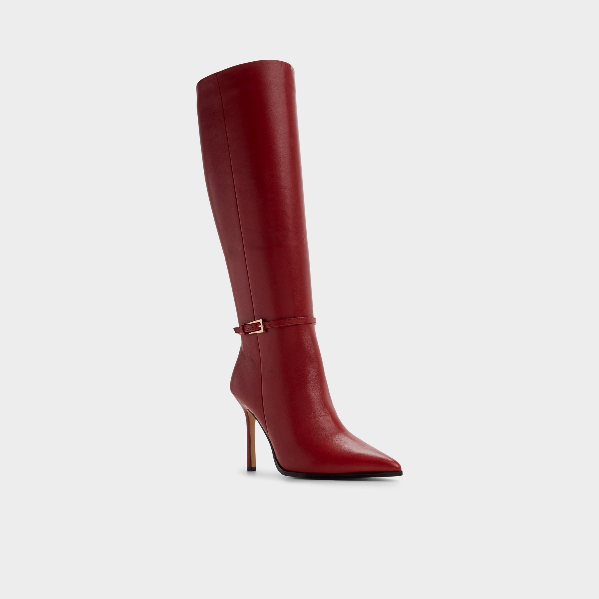 Stiletto heel Maellie in Dark Red - Knee-high boot