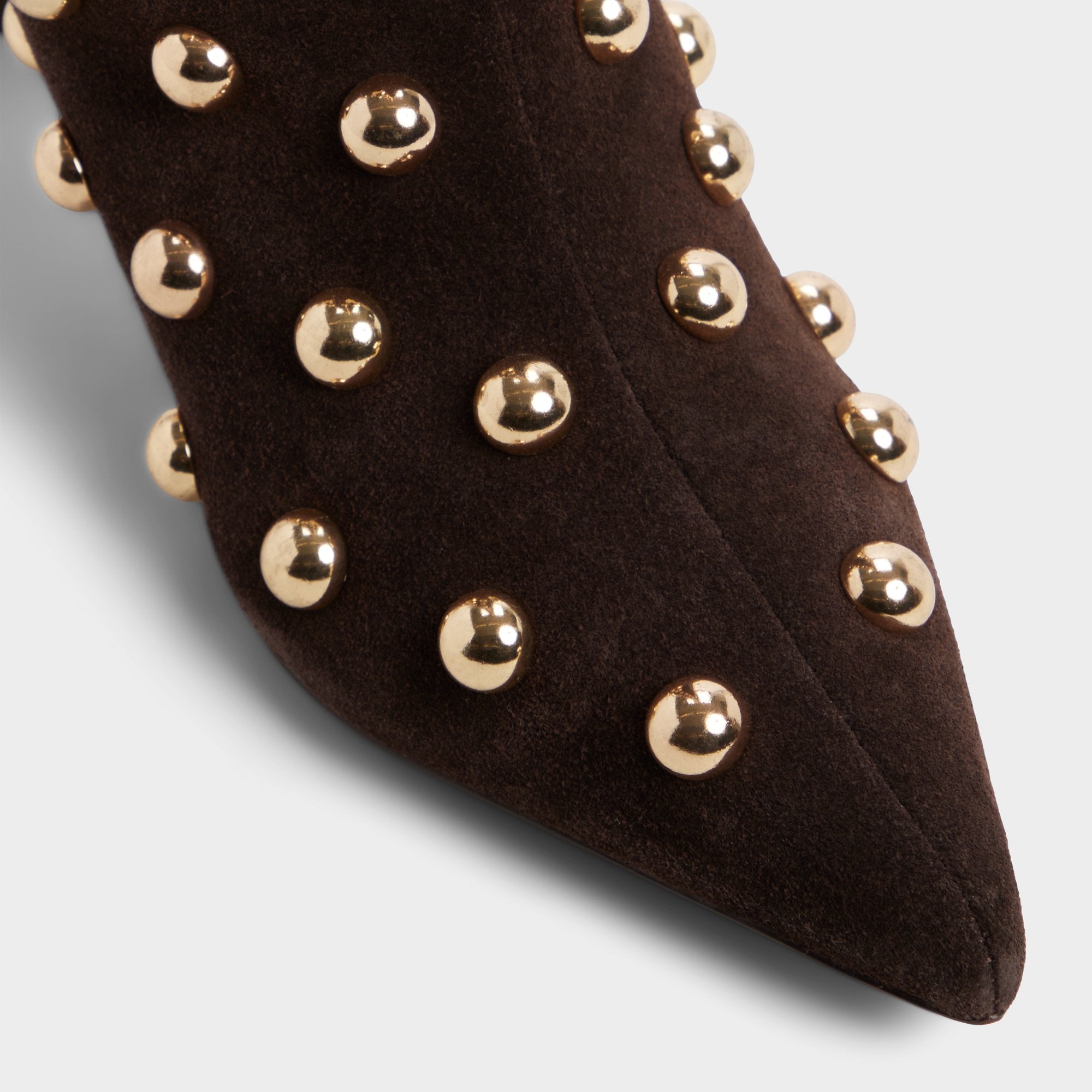 Selora in Medium Brown - Knee-high boot Stiletto heel