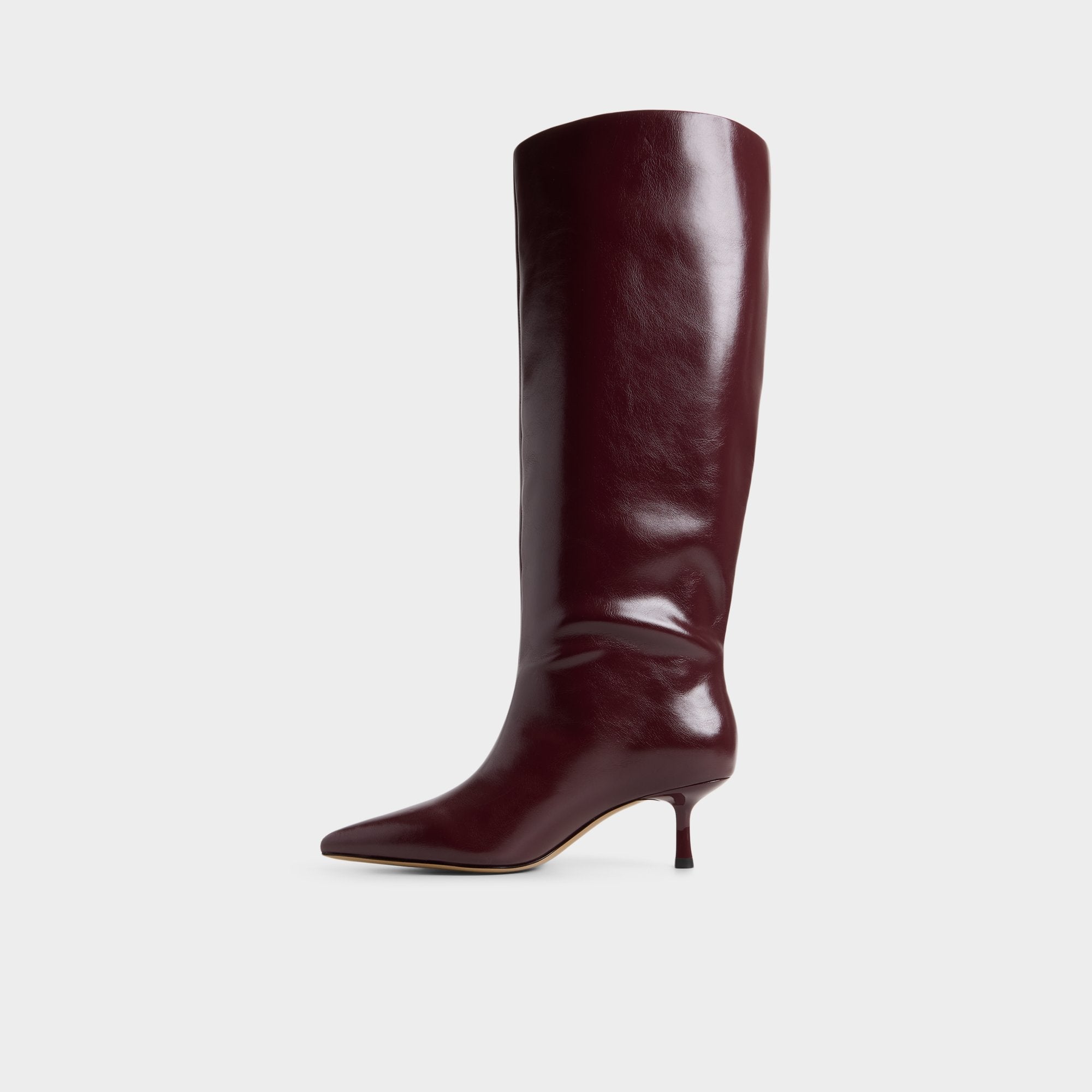 Selora in Wc Burgundy - Knee-high boot Stiletto heel