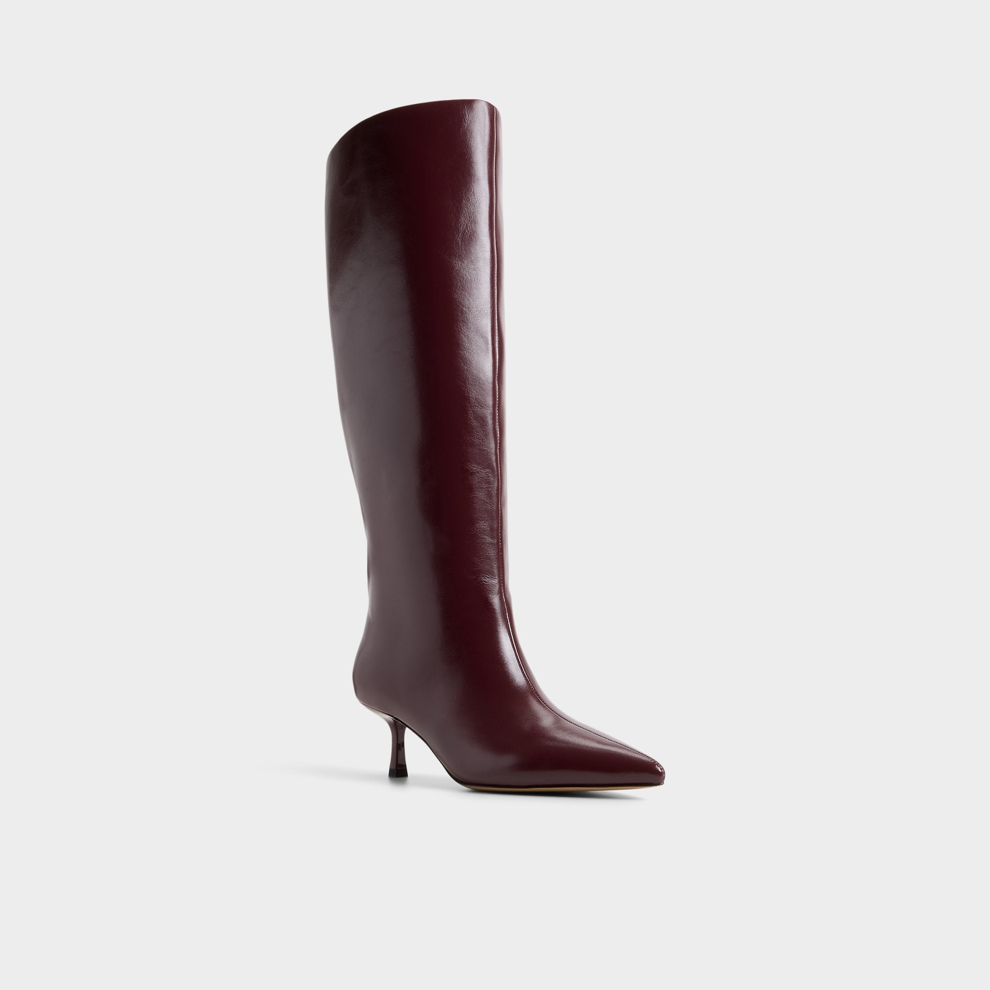 Selora in Wc Burgundy - Knee-high boot Stiletto heel