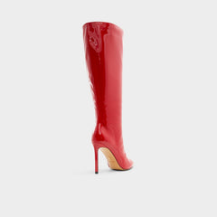 Agathea-wc Red Women's Tall Boots - Knee-high boot Stiletto heel