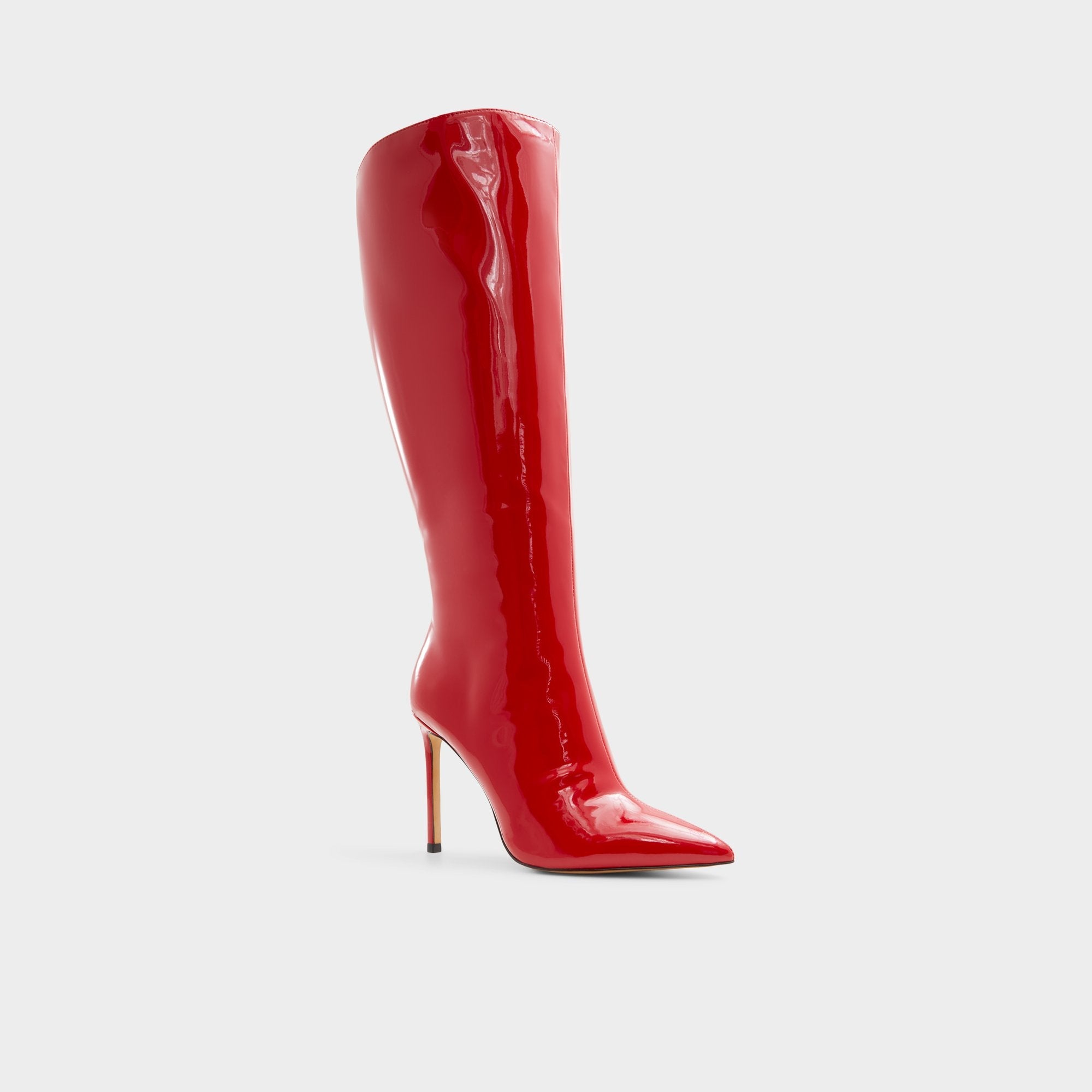 Agathea-wc Red Women's Tall Boots - Knee-high boot Stiletto heel