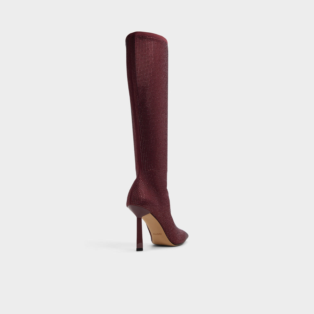 Innez in Bordo - Knee-high boot Stiletto heel