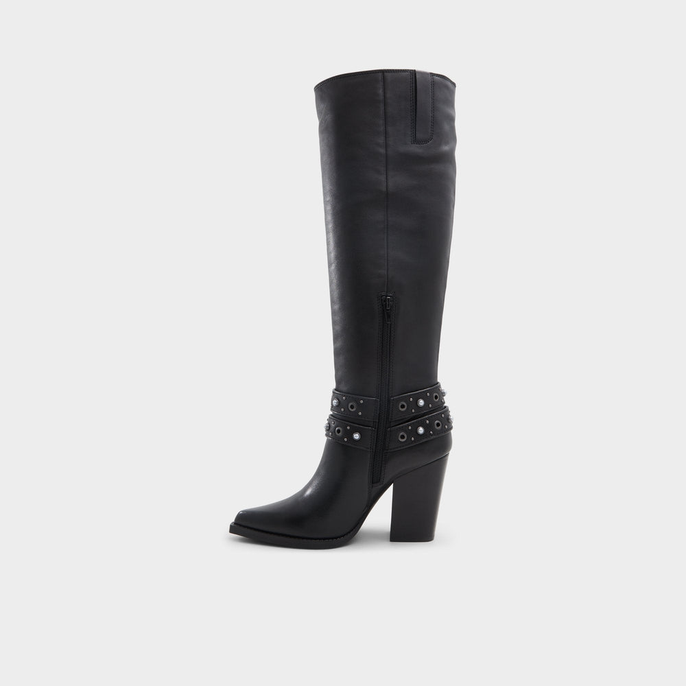 Black Thelidan-wc Other Black Women's Tall Boots - Knee-high boot