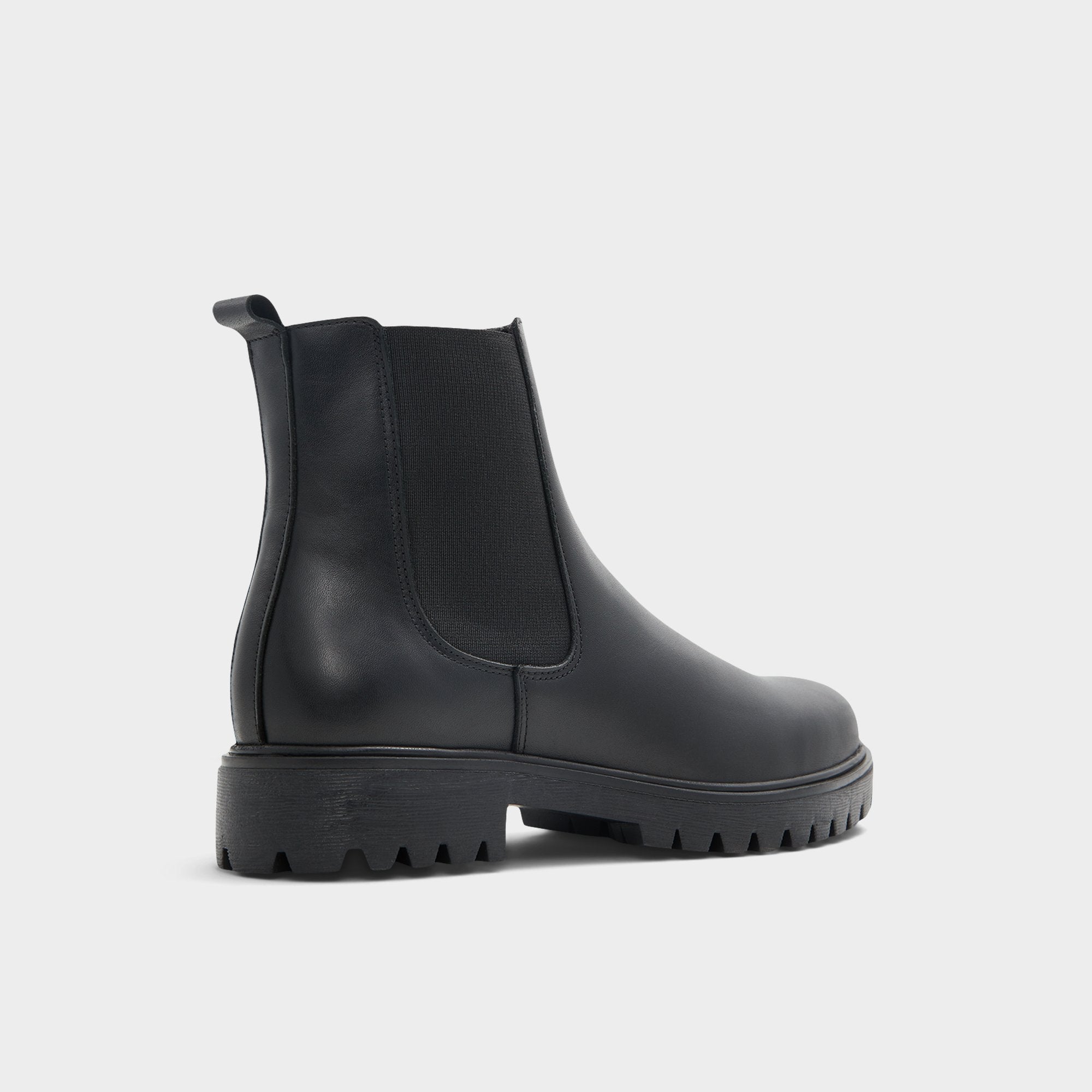 Lug sole Adalitlan Black Women's Casual boots - Chelsea boot