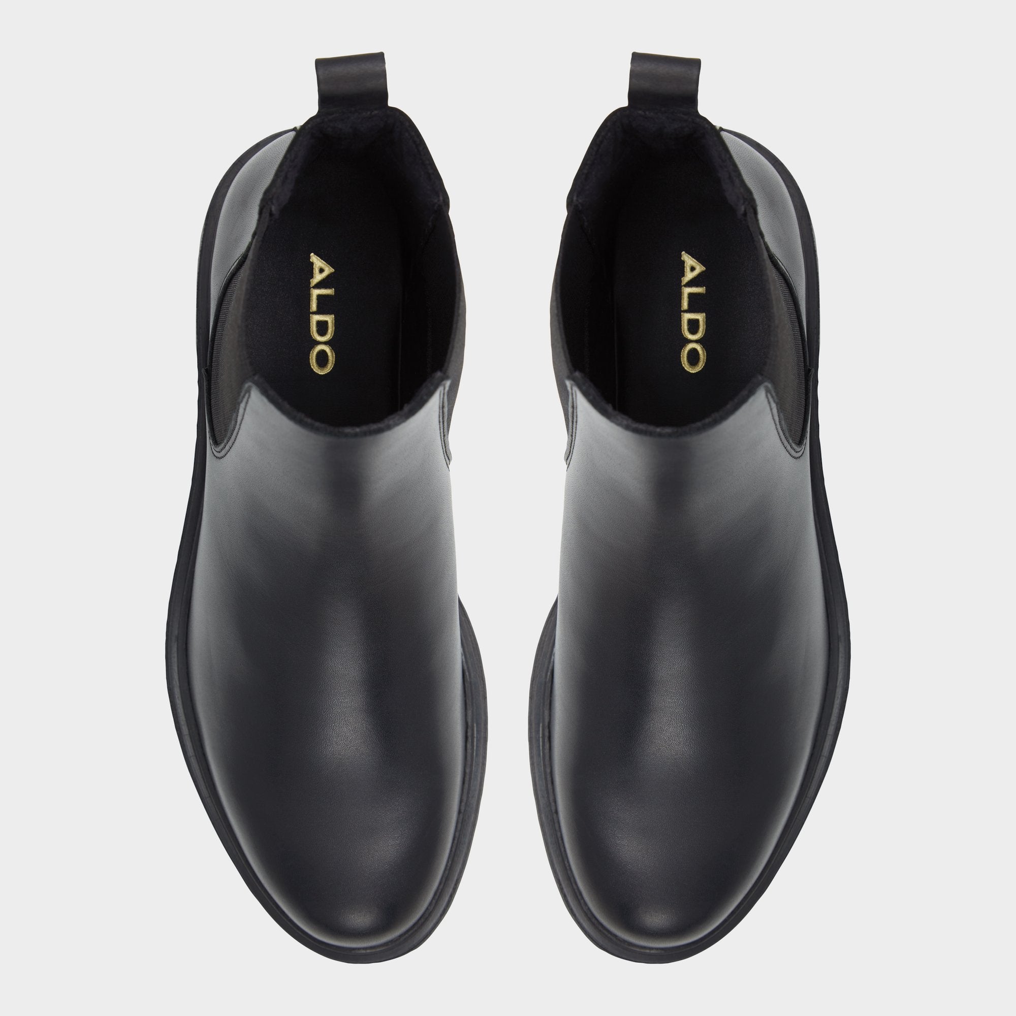 Lug sole Adalitlan Black Women's Casual boots - Chelsea boot