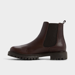 Adalitlan in Medium Brown - Chelsea boot Lug sole
