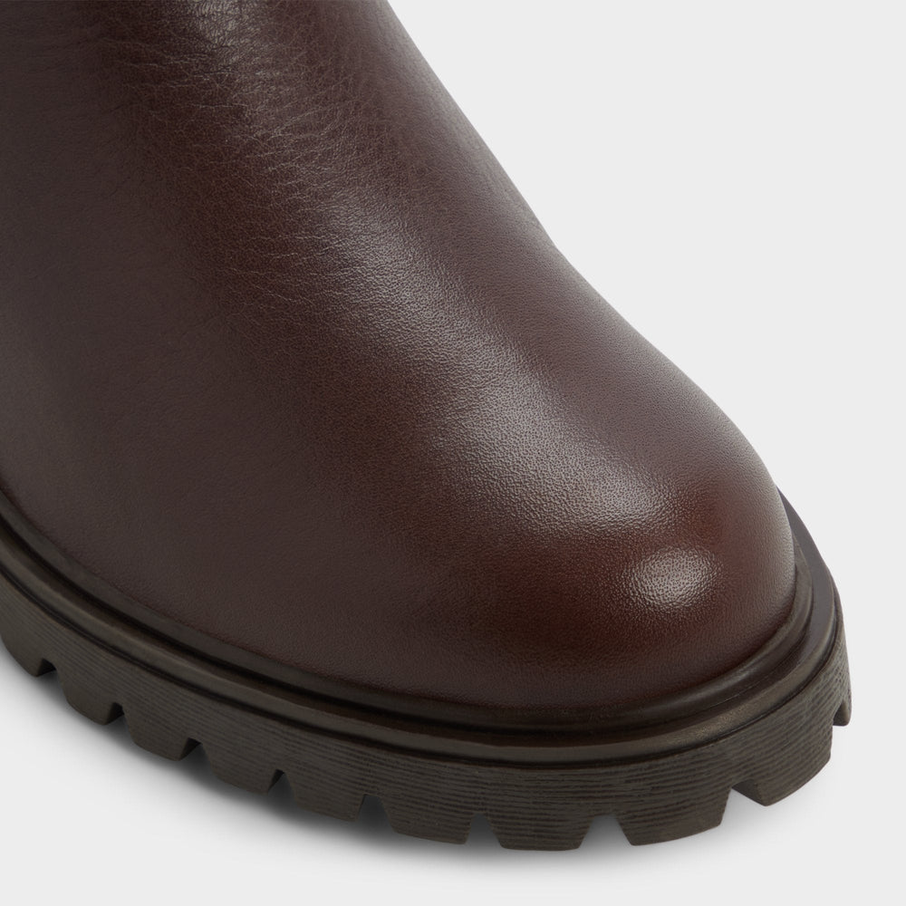 Adalitlan in Medium Brown - Chelsea boot Lug sole