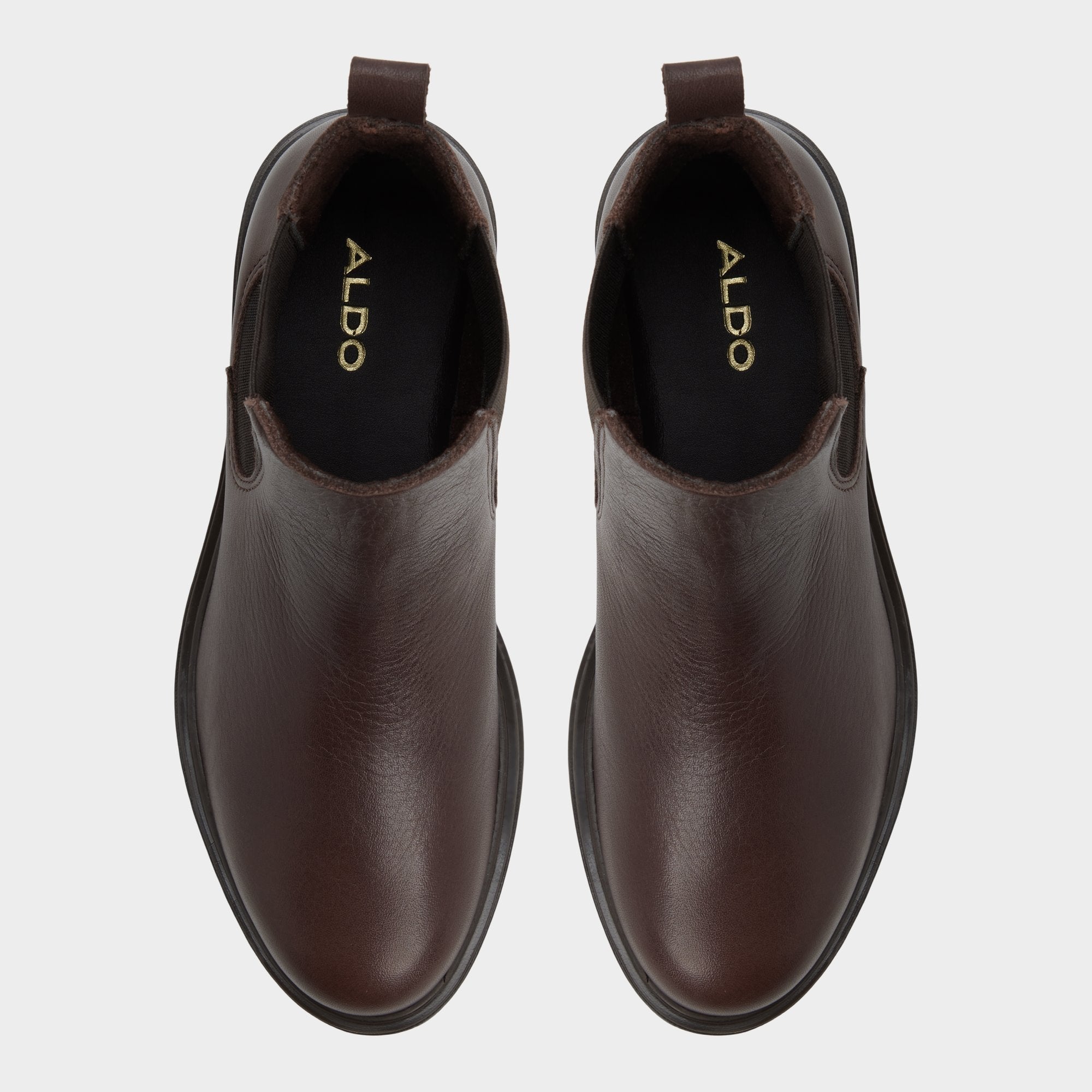 Adalitlan in Medium Brown - Chelsea boot Lug sole